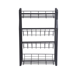 4 Tier Kitchen Spice Rack Standing Holder Jar Organiser Storage Spice Shelf 4 Tier Kitchen Spice Rack Standing Holder Jar Organiser Storage Spice Shelf