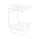 Bathroom Shelf Perforation-Free Wall-Mounted Kitchen Shelf Toilet Shelf Wall Corner Shelf Rack