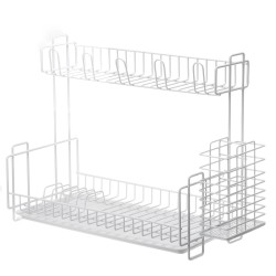 Dish Drainer Kitchen Drying Drain Shelf Sink Holder Cup Bowl Storage Home Basket Stand Dish Drainer Kitchen Drying Drain Shelf Sink Holder Cup Bowl Storage Home Basket Stand