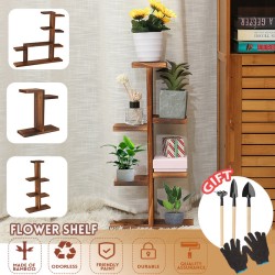 Fashion Multi-Tier Wooden Plant Stand Flower Display Rack Indoor Outdoor Flowers Fashion Multi-Tier Wooden Plant Stand Flower Display Rack Indoor Outdoor Flowers