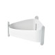 Kitchen Bathroom Wall Storage Shelf Hanging Shelf Rack Corner Organizer Basket Holder