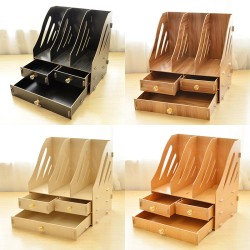 Office Supplies Desktop Storage Box Drawer Type Book Stand Creative Bookshelf Documents and Materials Rack Stationery Shelf Desktop Organizer Office Supplies Desktop Storage Box Drawer Type Book Stand Creative Bookshelf Documents and Materials Rack Stationery Shelf Desktop Organizer