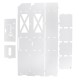 Small Bathroom Toilet Storage Cabinet Waterproof Organizer Standing Rack Shelf