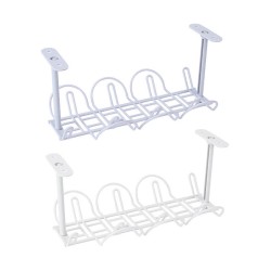 Table Bottom Power Cord Tow Board Compartment Hanging Storage Baskets Layered Rack Plug-in Board Storage Shelf Rack Table Bottom Power Cord Tow Board Compartment Hanging Storage Baskets Layered Rack Plug-in Board Storage Shelf Rack