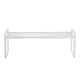 White Standing Rack Kitchen Bathroom Countertop Storage Organizer Shelf Holder