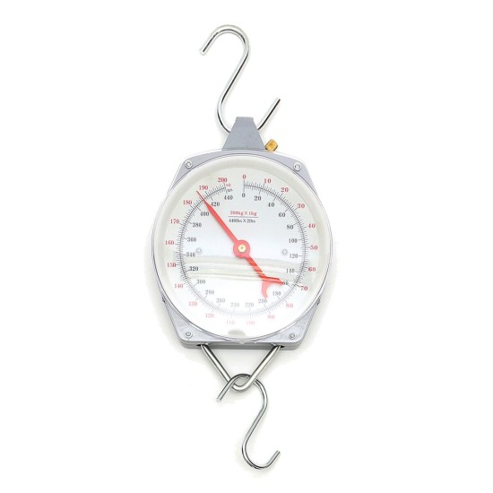 200KG/440lbs Capacity Hanging Scales Mechnical with Hook