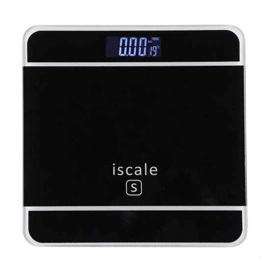 LCD Electronic Digital Tempered Glass 180kg Body Weight Scale