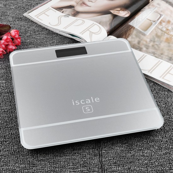 LCD Electronic Digital Tempered Glass 180kg Body Weight Scale