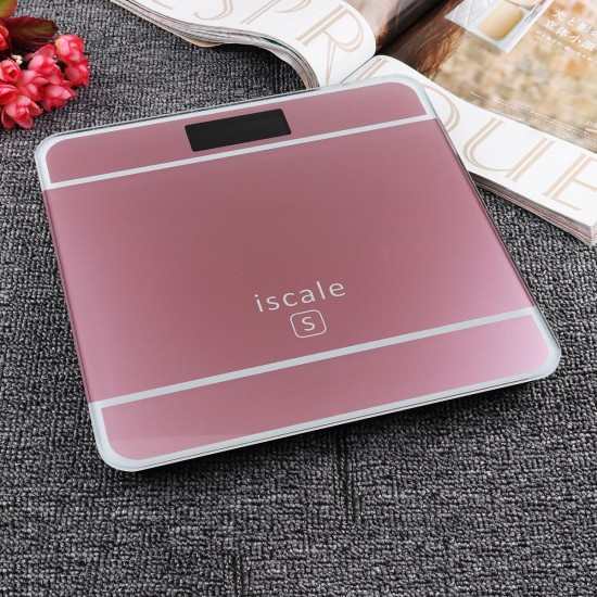 LCD Electronic Digital Tempered Glass 180kg Body Weight Scale