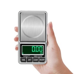 Mini Green Backling 0.01g Pocket Digital Scales for Gold Bijoux Sterling Jewelry Weight Balance Gram Electronic Scale Mini Green Backling 0.01g Pocket Digital Scales for Gold Bijoux Sterling Jewelry Weight Balance Gram Electronic Scale