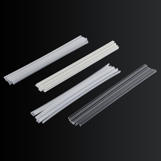 50pcs Plastic Welding Rods ABS/PP/PVC/PE Welding Sticks