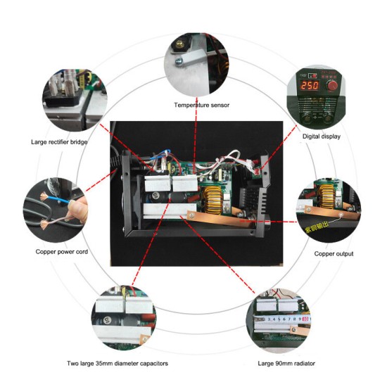 Inverter Welding Portable Household 250B Welding Machine DC Welding Machine