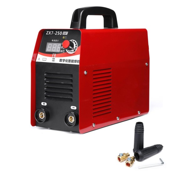 ZX7-250 220V 10-250A Electric ARC Welding Stick Welding Machine IGBT LCD Digital Display