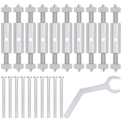 10 Pc Cassette Repair Parts Wall Mount Junction Case Box Repair Device for 86 Wall Plate Switch & So 10 Pc Cassette Repair Parts Wall Mount Junction Case Box Repair Device for 86 Wall Plate Switch & So