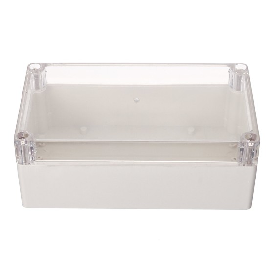 Plastic Waterproof Electronic Project Box Clear Cover Electronic Project Case 158*90*60mm