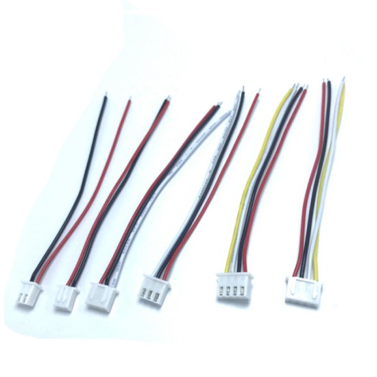 Mini Micro JST XH2.54mm 2Pin-10Pin Connector Plug Socket Wire Cable 100mm Electric Cable Connector Sockt Wires