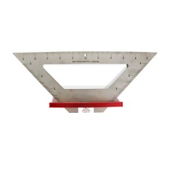 140MM Stainless Steel Inch Woodworking Triangle Ruler Multifunctional Scribing Angle Ruler For DIY 140MM Stainless Steel Inch Woodworking Triangle Ruler Multifunctional Scribing Angle Ruler For DIY