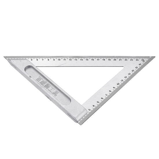 6/8 Inch Triangle Angle Ruler 150/200mm Metric Woodworking Square Layout Tool