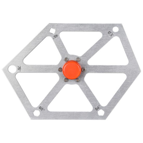 Aluminum Alloy Hexagon Ruler for Table Saw Multi-angle Measuring Tool Saw Angle Finder Gauge Protractor Inclinometer Angle Tools