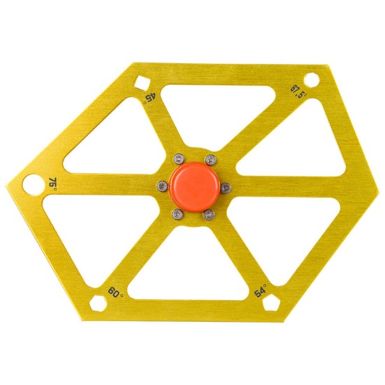 Aluminum Alloy Hexagon Ruler for Table Saw Multi-angle Measuring Tool Saw Angle Finder Gauge Protractor Inclinometer Angle Tools