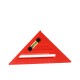 Angle Ruler 7/12 inch Metric Aluminum Alloy Triangular Measuring Ruler Woodwork Speed Square Triangle Angle Protractor