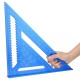 Angle Ruler 7/12 inch Metric Aluminum Alloy Triangular Measuring Ruler Woodwork Speed Square Triangle Angle Protractor