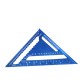 Angle Ruler 7/12 inch Metric Aluminum Alloy Triangular Measuring Ruler Woodwork Speed Square Triangle Angle Protractor