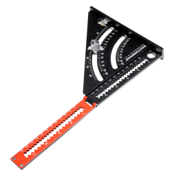 6 Inch Extendable Multifunctional Folding Triangle Ruler Carpenter Square with Base Precision Goniometer Multi-angle Measurement Woodworking Tools 6 Inch Extendable Multifunctional Folding Triangle Ruler Carpenter Square with Base Precision Goniometer Multi-angle Measurement Woodworking Tools