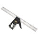 Adjustable 300mm Aluminum Alloy Combination Square 45 90 Degree Angle Scriber Steel Ruler Woodworking Line Locator Ruler DIY Carpenter Measuring Tool