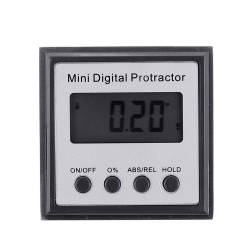 Stainless Steel 360 Degree Mini Digital Protractor Inclinometer Electronic Level Box Magnetic Base Measuring Tools Stainless Steel 360 Degree Mini Digital Protractor Inclinometer Electronic Level Box Magnetic Base Measuring Tools
