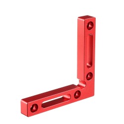 Upgrade Aluminium Alloy 90° 120x120mm Precision Clamping Square Woodworking L-Shaped Auxiliary Fixture Machinist Positioning Right Angle Measure