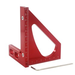 Line Ruler Woodworking Measuring Ruler Triangle Square Angle Measuring Tool Precision Accurate Triangle Ruler Tri-square Line Scriber Saw Guide Line Ruler Woodworking Measuring Ruler Triangle Square Angle Measuring Tool Precision Accurate Triangle Ruler Tri-square Line Scriber Saw Guide