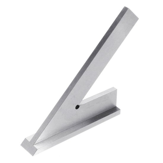 Stainless Steel 45 Degree Miter Angle Corner Ruler Wide Base Gauge Woodworking Measuring Tools