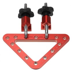 2 Set Metric/Imperial 45/90 ° 120mmx120mm Aluminum Alloy Woodworking Positioning Ruler Set Installation Fixing Clip Clamping Square Measuring Tool 2 Set Metric/Imperial 45/90 ° 120mmx120mm Aluminum Alloy Woodworking Positioning Ruler Set Installation Fixing Clip Clamping Square Measuring Tool