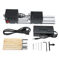 100W Mini Lathe Beads Machine Polisher Table Saw Multi Functional DIY Wood Lathe 100W Mini Lathe Beads Machine Polisher Table Saw Multi Functional DIY Wood Lathe