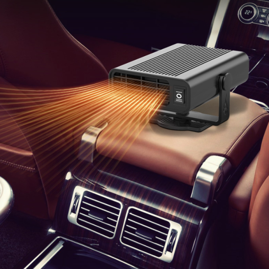 12V/24V Car Heater Defroster Air Purifier Fast Heating Warm & Cold Fan Smoke & Dust Remover
