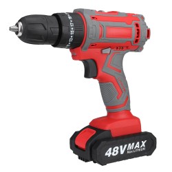 48V Cordless Electric Drill Tool Kits Rechargeable Dual Speed 3 Stages Power Drill W/ 1pc or 2pcs Battery 48V Cordless Electric Drill Tool Kits Rechargeable Dual Speed 3 Stages Power Drill W/ 1pc or 2pcs Battery