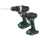 AC100-240V Li-ion Cordless Electric Screwdriver Power Drills 1 Battery 1 Charger With Accessories