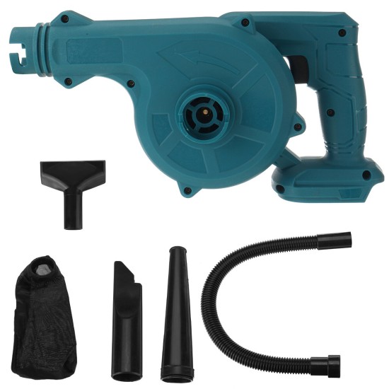 2 in 1 Electric Air Blower Vacuum Cleaner Handheld Dust Collecting Tool For Makita18V Battery