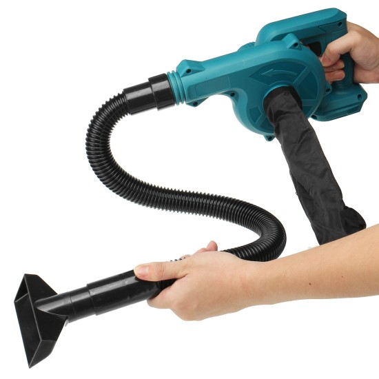 2 in 1 Electric Air Blower Vacuum Cleaner Handheld Dust Collecting Tool For Makita18V Battery