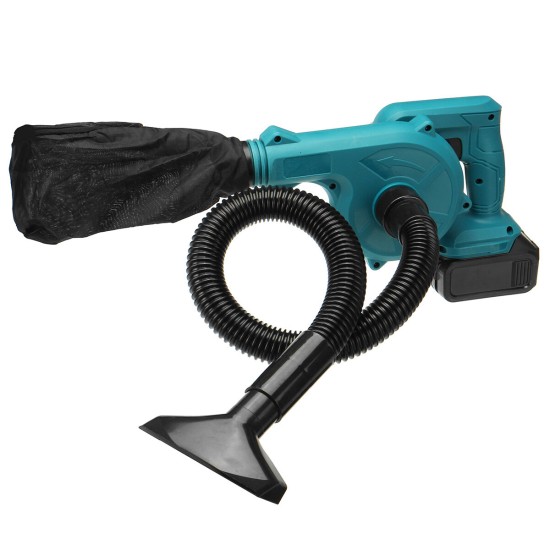 2 in 1 Electric Air Blower Vacuum Cleaner Handheld Dust Collecting Tool For Makita18V Battery