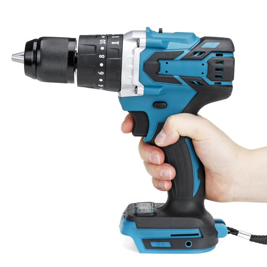 350N.m 3 In 1 Regulated Speed Drill Brushless Electric Impact Drill Driver Hammer Drill For 18V Battery