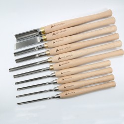 High Speed Steel Lathe Chisel Wood Turning Tool with Wood Handle Woodworking Tool High Speed Steel Lathe Chisel Wood Turning Tool with Wood Handle Woodworking Tool