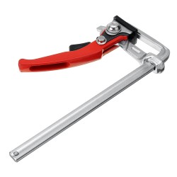 200mm Guide Rail F Clamp Ratchet F Clamp Manual Quick Fix Clamp Quick Clamping Tool for MFT Table and Guide Rail System Woodworking DIY Hand Tool 200mm Guide Rail F Clamp Ratchet F Clamp Manual Quick Fix Clamp Quick Clamping Tool for MFT Table and Guide Rail System Woodworking DIY Hand Tool