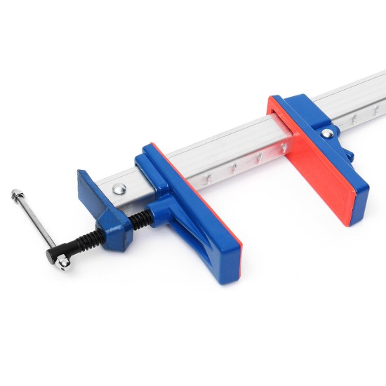 24/36 Inch Aluminum Alloy F-Clamp Bar Quick Release Woodworking Clamp Parallel Adjustable Heavy Duty Holder Grip