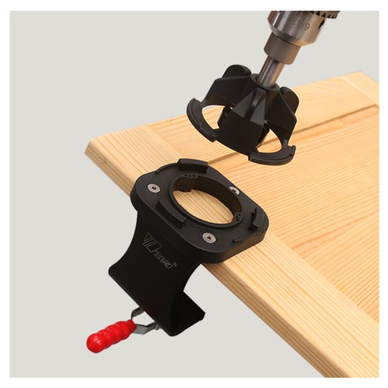 35mm Hinge Jig All-in-one Portable Hole Punch Locator Kit Aluminum Body Cabinet Door Installation Hole Locator For Woodworking