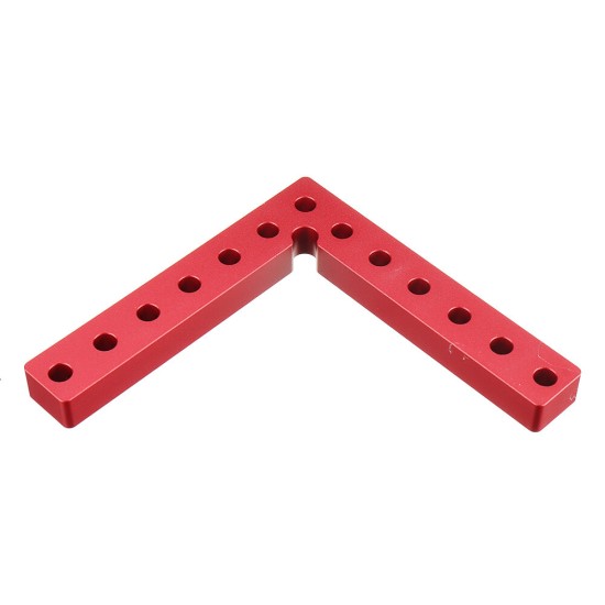 100/120/140mm Two Side Metric Scale Woodworking Precision Clamping Square L-Shaped Auxiliary Fixture Splicing Board Positioning Panel Fixed Clip