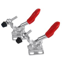 2Pcs GH-201-A Woodworking Tooling Positioning Quick Release Manual Tool 27kg Clamping Capacity Horizontal Clamping Clamp 2Pcs GH-201-A Woodworking Tooling Positioning Quick Release Manual Tool 27kg Clamping Capacity Horizontal Clamping Clamp