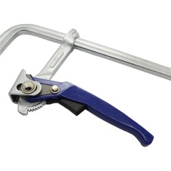 300-800mm Length Quick Guide Rail Clamp Carpenter F Clamp Quick Clamping for MFT and Guide Rail System Woodworking DIY Hand Tool 300-800mm Length Quick Guide Rail Clamp Carpenter F Clamp Quick Clamping for MFT and Guide Rail System Woodworking DIY Hand Tool