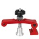 2 in 1 Woodworking 3 Steps Adjustable Table Clamps Quick Hold Down Clamps Pressure Plate Desktop Positioning Clamp for T Track and MFT Table